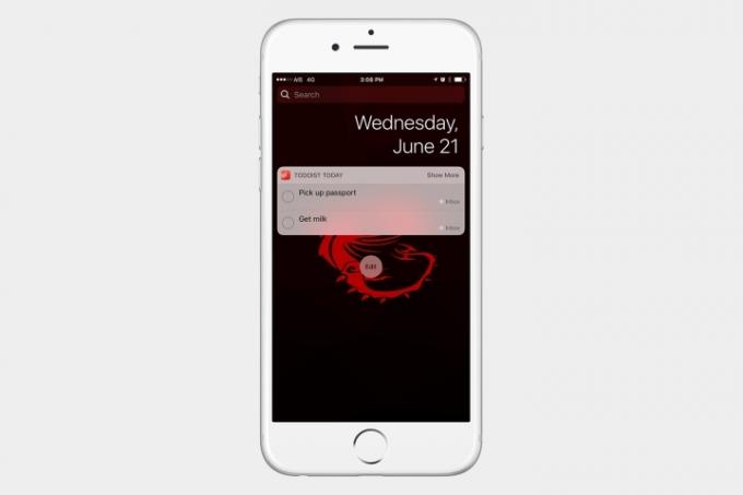 i migliori widget per iOS 10 todoist