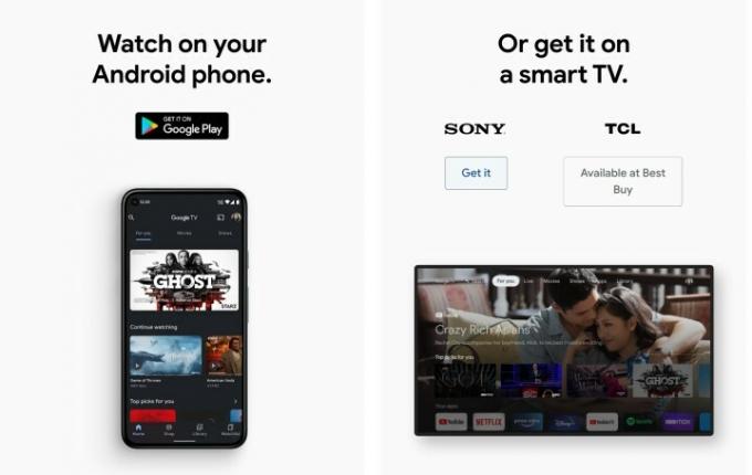 אפשרויות נוכחיות לקבל את Google TV עם אנדרואיד או טלוויזיות חכמות.