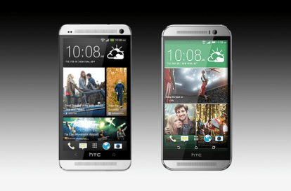 cabeçalho de comparação htc one m8 vs spec