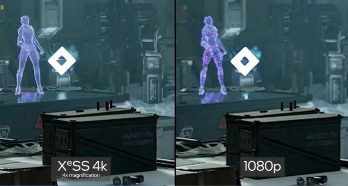 Comparativa de calidad de Intel XeSS.