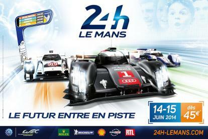 สามเหตุผลในการชมโปสเตอร์อย่างเป็นทางการของการแข่งขัน Le Mans ตลอด 24 ชั่วโมงในช่วงสุดสัปดาห์ ประจำปี 2014