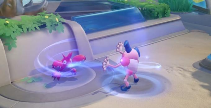 Mr. Mime-kamp i Pokémon Unite.