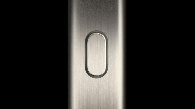 Közelről nézze meg az Action gombot az iPhone 15 Pro készüléken.