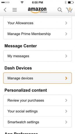 Amazon Dash Button Bewertungs-App