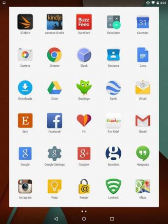 Nexus 9 Rezension von Google-Screenshot-Apps