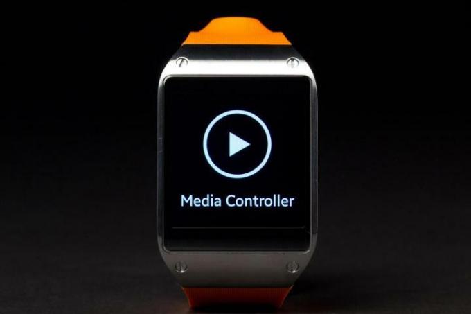 controlador de mídia de análise de smartwatch samsung galaxy gear