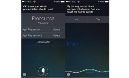 Siri iOS 7 Izgovorjava