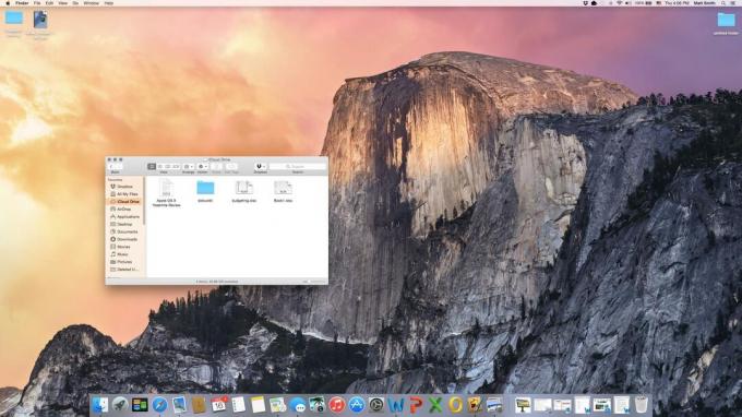 OS X Yosemite icloud-stasjon