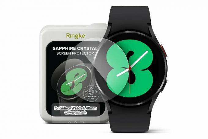 Ringke Sapphire Crystal Glass-ის ეკრანის დამცავი Galaxy Watch 4-ისთვის.