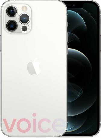 vzhľad apple iphone 12 séria všetky farby sú profesionálne vykreslené bielou