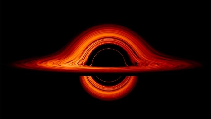 Die Visualisierung eines Schwarzen Lochs der NASA