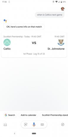 OK, Google, kiedy będzie następny mecz Celticu?