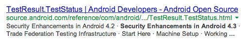 Android 4.3이 Google 개발 웹사이트에서 발견되었습니다.