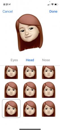 Creëer een nieuw Memoji-keuzetijdperk.