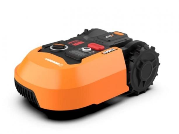 WORX Landroid S WR165 robotgräsklippare i orange.