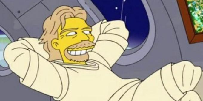 Simpsons förutspådde att Richard Branson skulle åka till rymden