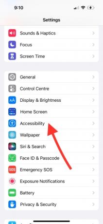 Configurações de acessibilidade do iPhone