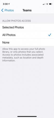 cómo controlar los permisos de la aplicación iOS perm4