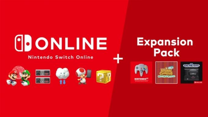 Logó és ikonok a Nintendo Switch Online + bővítőcsomaghoz.