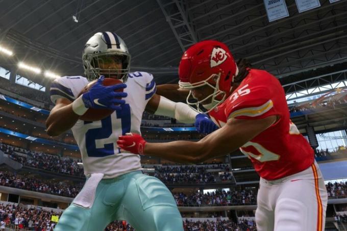 เอเสเคียล เอเลียต แข็งทื่อกองหลังใน Madden 22 