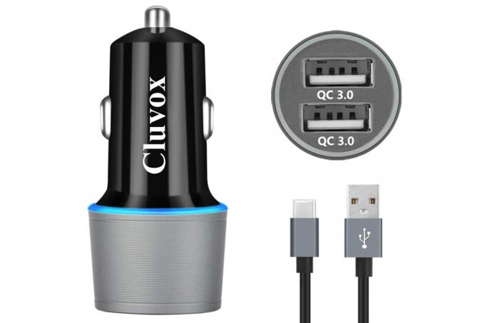 طقم شاحن سريع Cluvox USB C