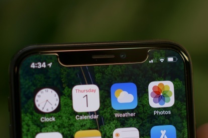 iphone x zářez zavřít