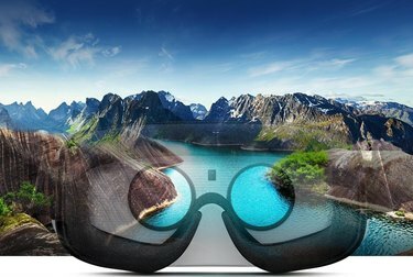 La vista a través de auriculares VR