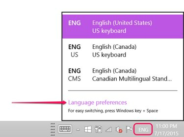 Seleccione Preferencias de idioma.