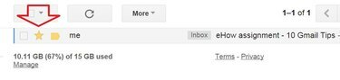 Gmail의 별표는 한 가지 색상으로 시작합니다.