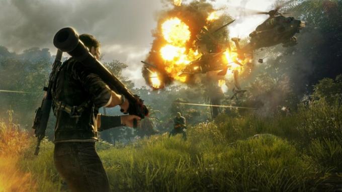 Just Cause 4 Foguete Helicóptero