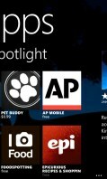 App per screenshot della recensione del Nokia Lumia 810