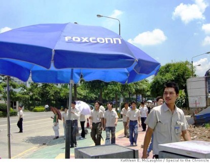 Aumentos salariais da Foxconn aumentarão custos