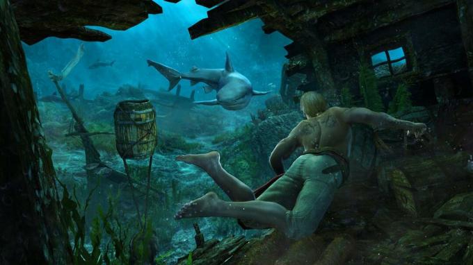 Assassins Creed 4 Black Flag Caraibe Sea Shark Threat