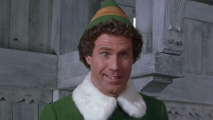 ويل فيريل في فيلم Elf.