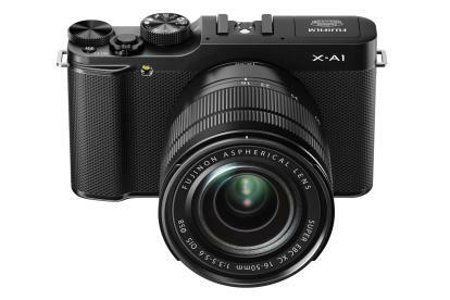 Fujifilm memperkenalkan XA1 x A1 Black Front High Angle 16 50mm