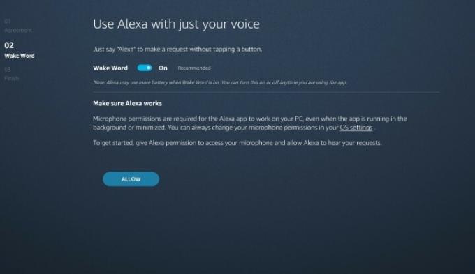 Alexa Wake Word na računalniku.