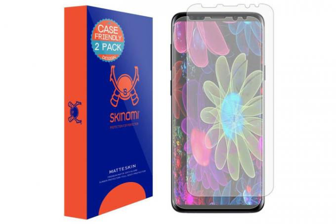 Skinomi MatteSkin фолио протектор против отблясъци на Galaxy S9.