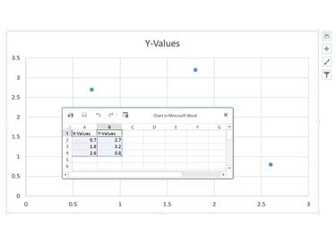 Vaikimisi XY (hajutus) diagramm.