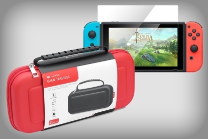 iVapo Nintendo Switch dėklas ir ekrano apsauginės plėvelės