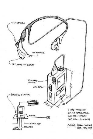 james Dyson casi inventó Google Glass allá por 2001 n066 dibujo conceptual 19 05 03