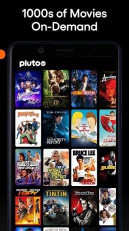 Pluto TV-elokuvia on demand.