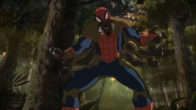 Spider-Man con seis brazos en 