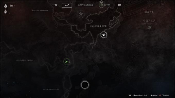 osud 2 warmind světová čára nulový průvodce paměťové fragmenty olympus sestup 1 mapa