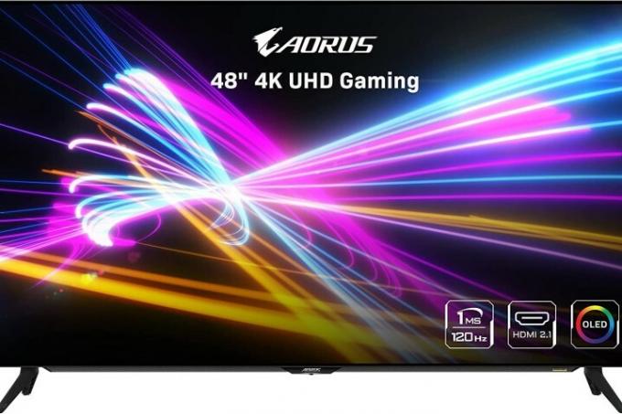 El Gigabyte AORUS FO48U es un monitor de juegos OLED de 48 pulgadas.