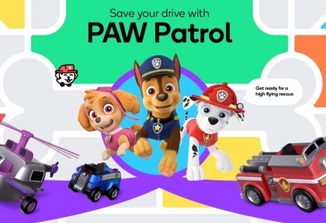 Герои от PAW Patrol.