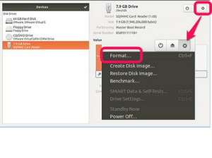 วิธีฟอร์แมตการ์ด SD ใน Ubuntu