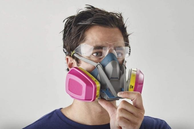 respirador de cartucho de meia máscara de 3m