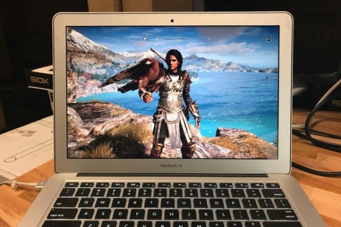 GeForce Now på en MacBook Air.