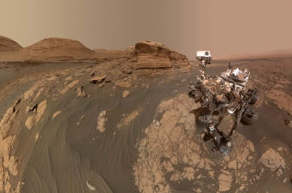 Селфи на Curiosity в Мон Мерку