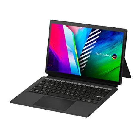 ASUS VivoBook 13 Slate OLED 2-in-1 sülearvuti, 13,3-tolline FHD OLED puuteekraan, Intel Pentium N6000 neljatuumaline protsessor, 8 GB muutmälu, 256 GB PCIe® 3.0 SSD, Windows 11 Home, must, T3300KA-DH26T